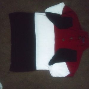 Vintage red white and blue long sleeve